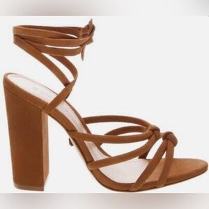 Schutz Lohanna Block Heel Tie-up Sandals, Brand new with box and dust bag.